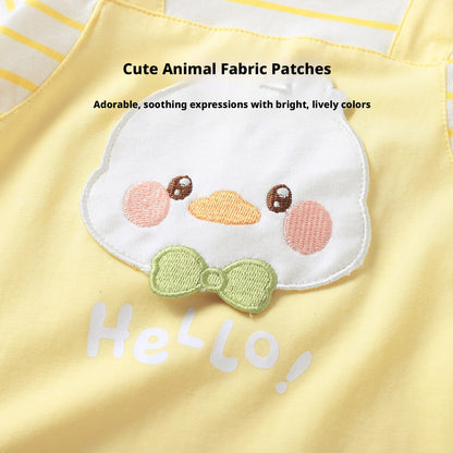Baby Clothes for 0-2 Years Old, Summer Thin Short-Sleeve Breathable Baby Romper, Stylish Summer Jumpsuit for Infants and Toddlers