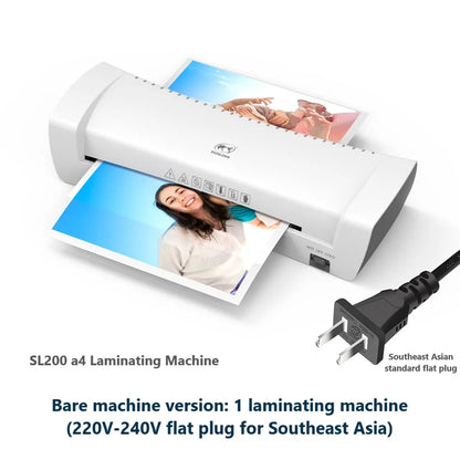 Home Office SL200A4 Laminator Thermoplastic Cold Mounting Dual-use Quick Preheating Constant Temperature Anti-Bubble Photo and D