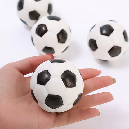 12Pcs Foam Sponge Decompression Vent Stress Balls Toy Soccer Anti Stress Relaxation Sports PU Ball Kids Birthday Party Supplies