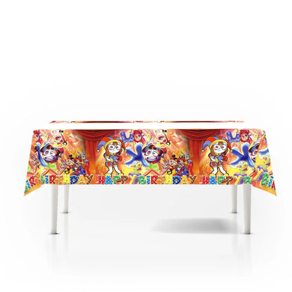 The Amazing Themed Birthday Party Decorations Digitaled Circus Tableware Plates Balloons for Baby Shower Party Favors Kids Gifts