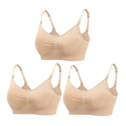 3PC/lot Maternity Nursing Bras Cotton Breastfeeding & Pregnant Moms