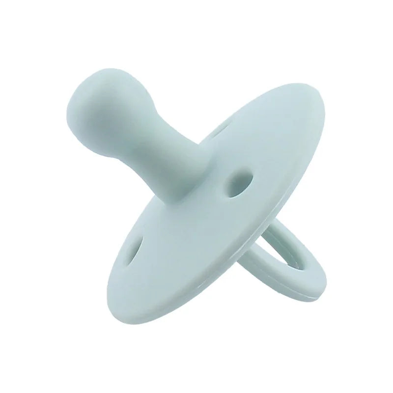Baby Silicone Pacifier Soft BPA Free Soother Infant Dummy Nipple Newborn Baby Teether Toy Teething Nursing Pacifier Chain Pendan