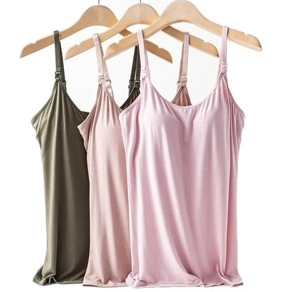 Women Maternity Summer Nursing Tank Tops Breastfeeding Maternity Clothing