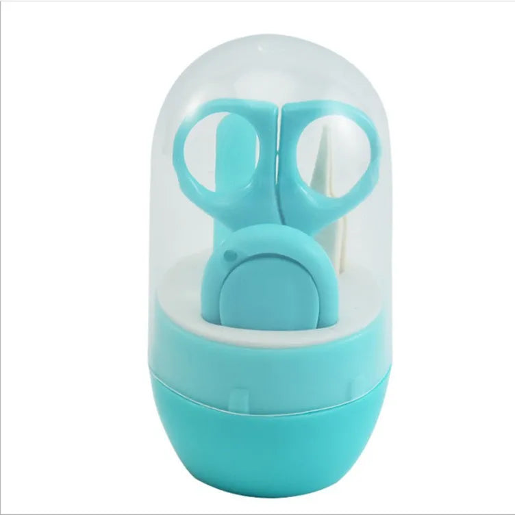 Safe Portable Nail Clipper Trimmer Tweezer with Box Children Manicure Kit Newborn Baby Nail Scissor Baby Nail Care Tool Kid