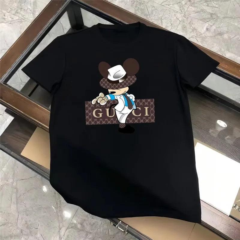 Spring/Summer Mickey Mouse New Summer Trendy Large Size T-shirt Sleeve Couples Popular Maternity