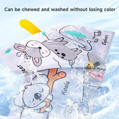 Baby Sensory Cloth Books Children Early Educational Toys Rustle Sound Soft Book 0-12 Months Cognition