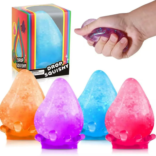 Hot Selling Needoh Style Dreamy Water Drop Squishy Toy,Malt Sugar Slow Rising Stress Ball,Sensory Fidget Toys For Anxiety Relief