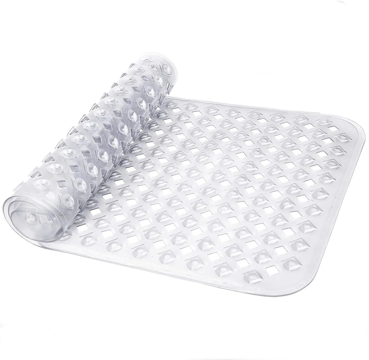 1pc Cartoon Extra Long Bathtub Mat 40x100cm Non-Slip Bathmat Suction Cups & Drain Holes