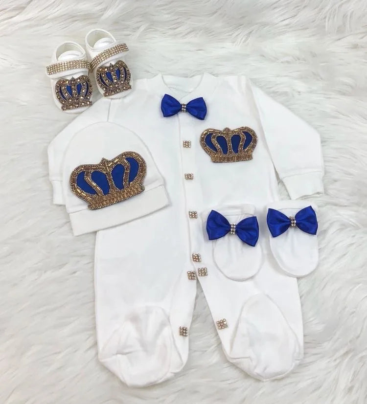 Onesie Baby Girl Crown Purple Home Coming Outfit Layette Jewels set Baptism Take Me Home Outfit Baby shower gift Newborn Gifts