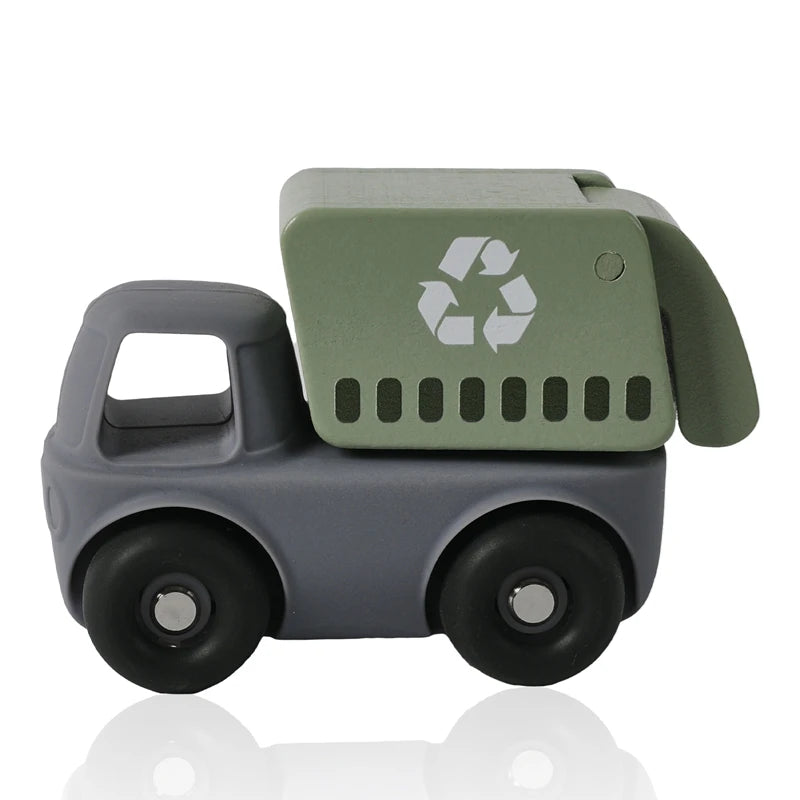 Montessori Baby Silicone Car Toys 0 12 Months Newborn Baby Things Silicone Baby Teether Toy Car  Educational Toy Silicone Blocks