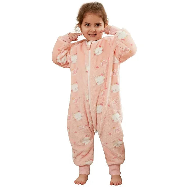 Baby & Toddler Sleeping Bag Flannel Pajamas 1-6T