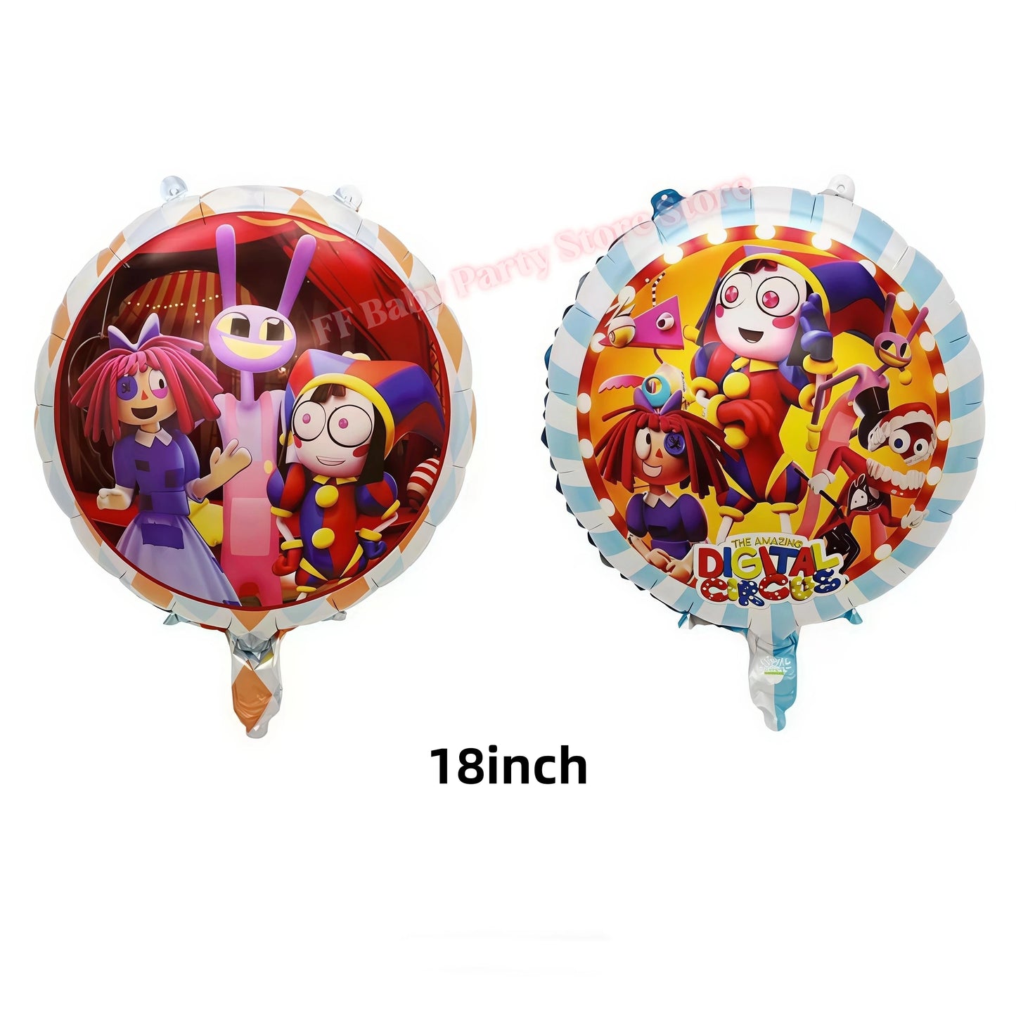 The Amazing Themed Birthday Party Decorations Digitaled Circus Tableware Plates Balloons for Baby Shower Party Favors Kids Gifts