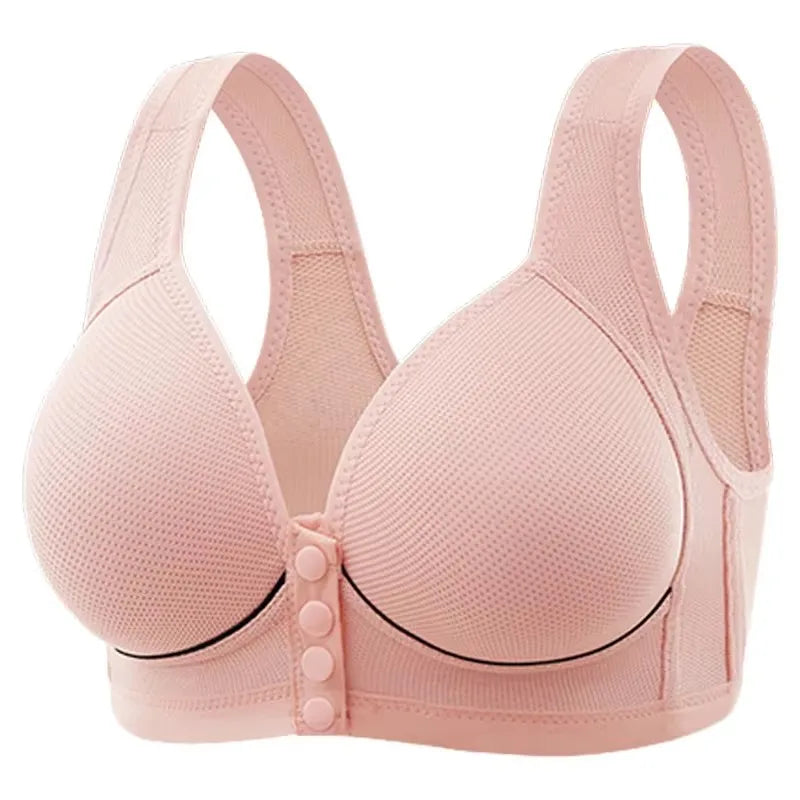 Maternity Bra Wire Free Front Closure Breastfeeding Nursing Bra