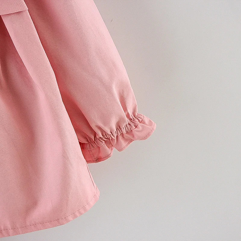 Baby Girl Jacket Long Sleeve Cotton Windbreak 0-3 Years