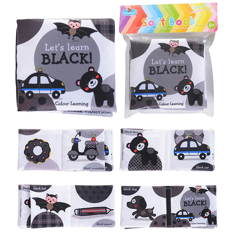 Baby Cloth Books Toys Soft Montessori Sensory Early Education Learning Games for Kids 0-12 Months Educational Infant Development