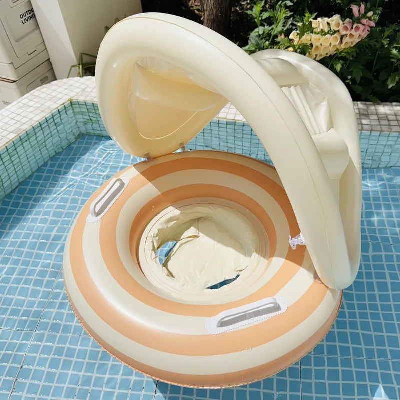 Rooxin Pool Float Baby Swim Ring Tube Inflatable Swimming Seat Ring For Kid Child Swimming Circle Beach Water Play Equipment