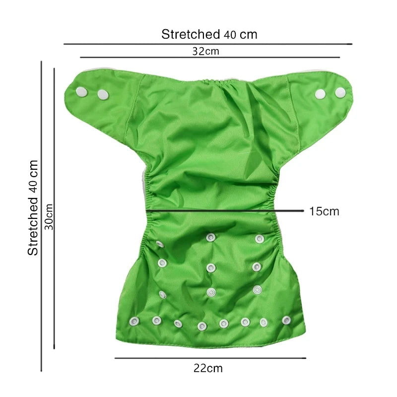 Baby Diapers Washable Reusable Nappies Eco Friendly Cotton Baby Cloth Training Cloth Diaper