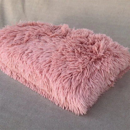 Newborn Photography Plush Blanket Baby Photo Background Rug for Studio Long Pile Fur Mat 0-12M