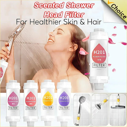 Filter For Shower Scented Shower Head Water Softener Improve Hair Skin Removal Shower Purifier