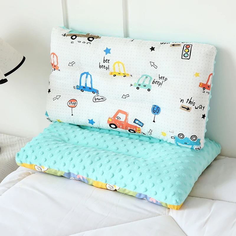 Children’s Plush Comfort Pillow, Double-Sided Ergonomic Design for Year-Round Comfort and Sleep Support