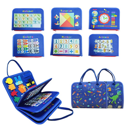 Busy Board Montessori Toys Baby Sensory Board Educational Toys Quiet Books Learning Fine Motor Skill Toys Autism Sensory Toys