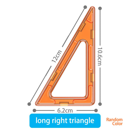 large Magnetic tiles Designer Magnet Building Blocks Accessories Educational Constructor Toys For Children Kids Girls Set Gift