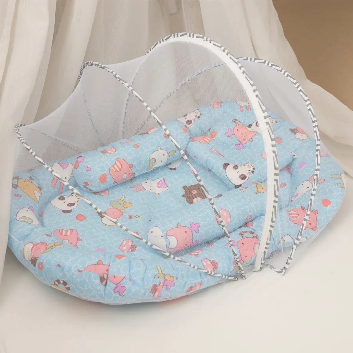 Multi-Function Travel Baby Nest Portable Baby Bed Crib Foldable Babynest Bassinet Infant Sleeping Children's Bed with Mosquito