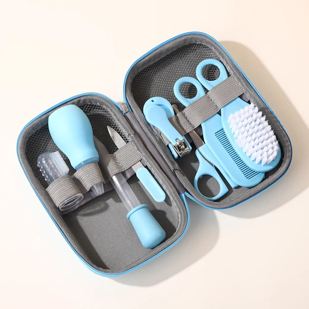 4/8/13pcs Comb Grooming Baby Care Kit Baby Portable Tool Grooming Nail Care Set
