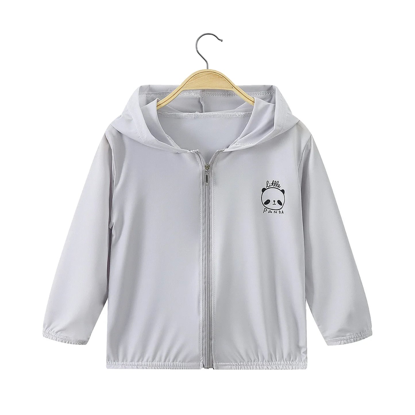 Summer Girls UV Sun Protection Clothing Thin Hooded Jacket for Kids Breathable Air Conditioner Shirt Clothes 2-10 Years