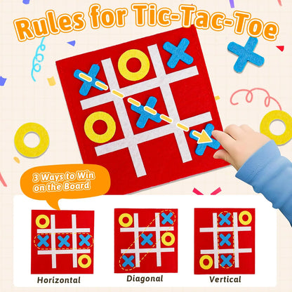 10-40pcs Tic Tac Toe Strategic Board Game for Kids, Birthday Party Favors Bulk for Kids  Goodie Treat Bag Christmas Stockin