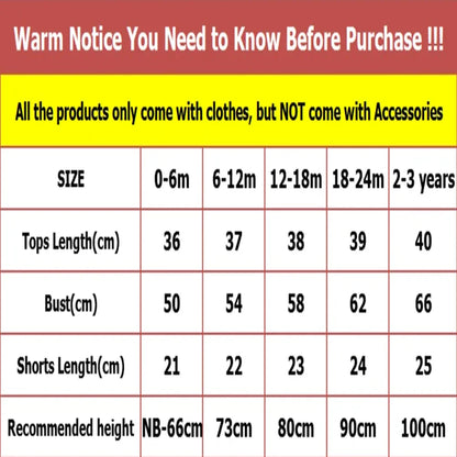 Summer Flower Infants Outfits Sets Casual Newborn Tops + Bottoms 2pcs Cotton