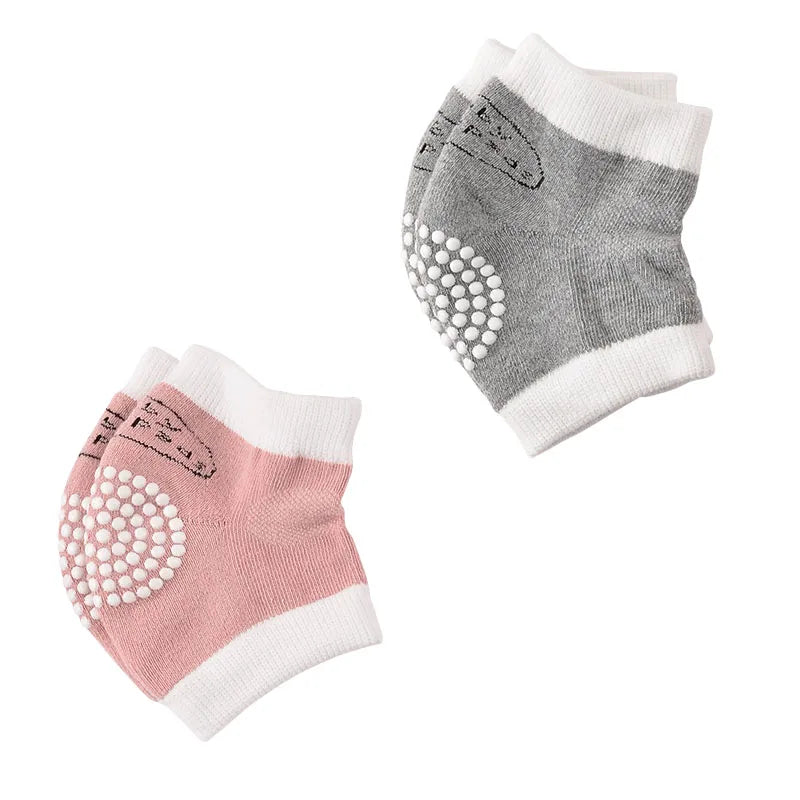 Baby Crawling Knee Pads Breathable, Toddler Walking Anti-Fall, Infant 0-3 Years Old, Pure Cotton Anti-Collision Elbow Pads, Non-