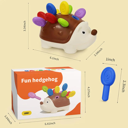 Hedgehog Montessori Educational Toy Fine Motor Learning Counting & Training Develop Concentration Sensory