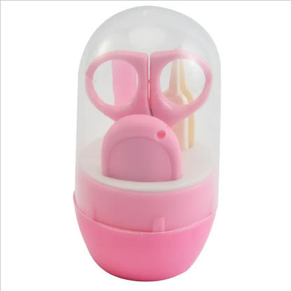 Safe Portable Nail Clipper Trimmer Tweezer with Box Children Manicure Kit Newborn Baby Nail Scissor Baby Nail Care Tool Kid