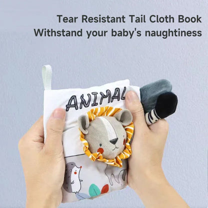 Baby Sensory Cloth Books Children Early Educational Toys Rustle Sound Soft Book 0-12 Months Cognition