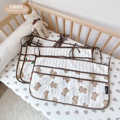 Cotton Newborn Crib Organizer Toys Baby Bed Hanging Storage Bags Diaper Pocket for Crib Bedding Set Accessories Nappy Store Bags