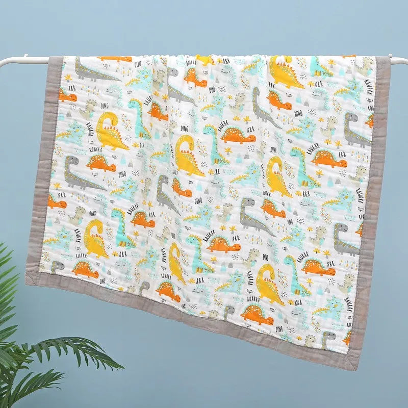 110x110cm 120x150cm 6 Layer Muslin Boy Girl Kids Children Sleep Blanket Swaddle Bath Towel 100% Cotton Newborn Wrap Baby Blanket