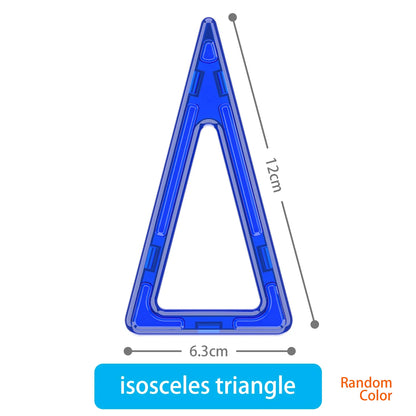 large Magnetic tiles Designer Magnet Building Blocks Accessories Educational Constructor Toys For Children Kids Girls Set Gift