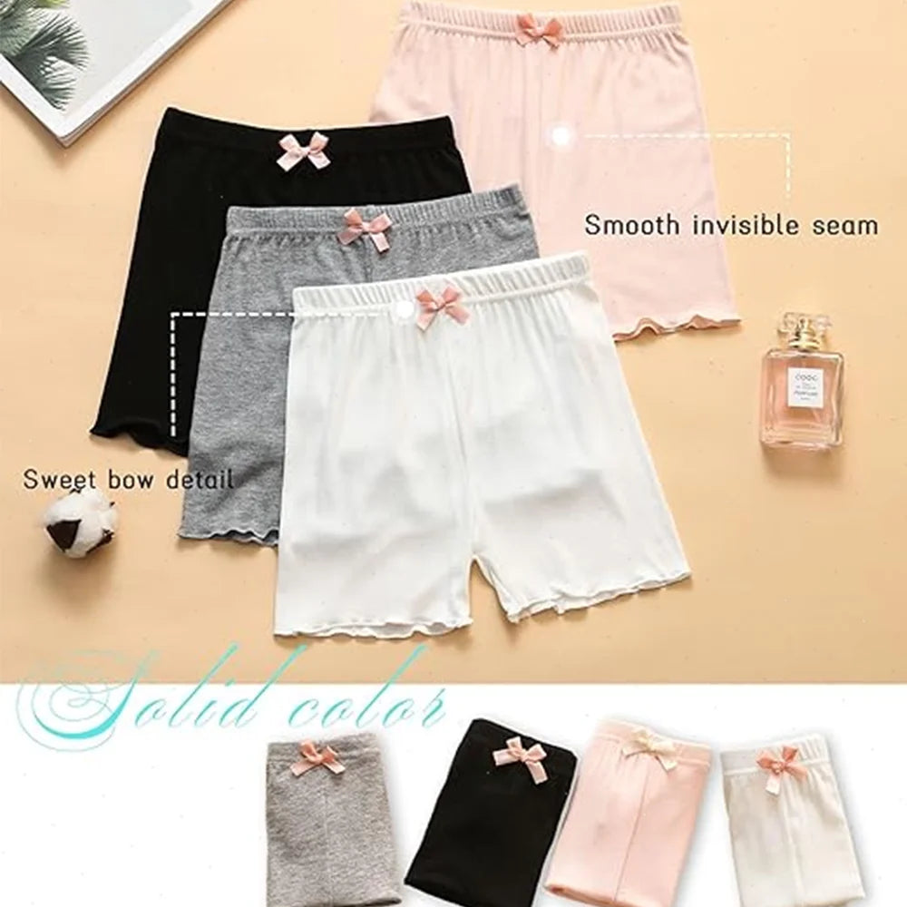 4Pcs Shorts Girls Shorts 2-14Y