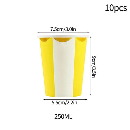 Birthday Decorations Party Paper Plates Cups Baby Shower Party Accessories Party Favors Gifts Plates for Party Supplies