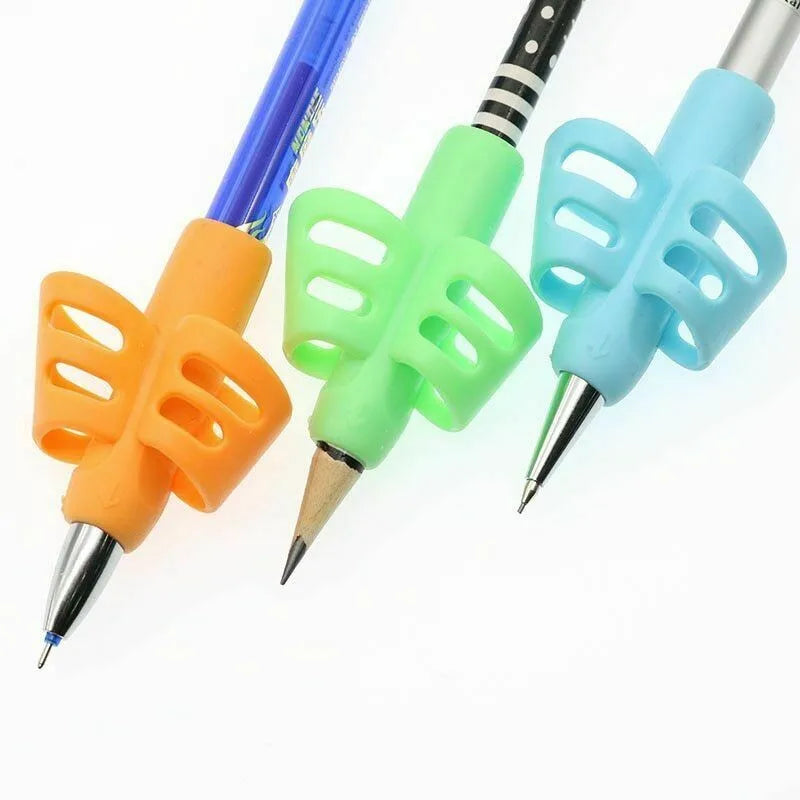 3Pcs/set Children Writing Pencil Holder Kids Writing Posture Correction Device Learning Aid Tool for School Office