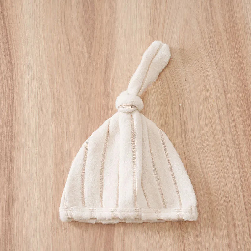 Winter Baby Toddler Onesie & Hats Button Bear Warmth Lovely 0-18 Months Newborn Knitted Romper Round Neck Soft