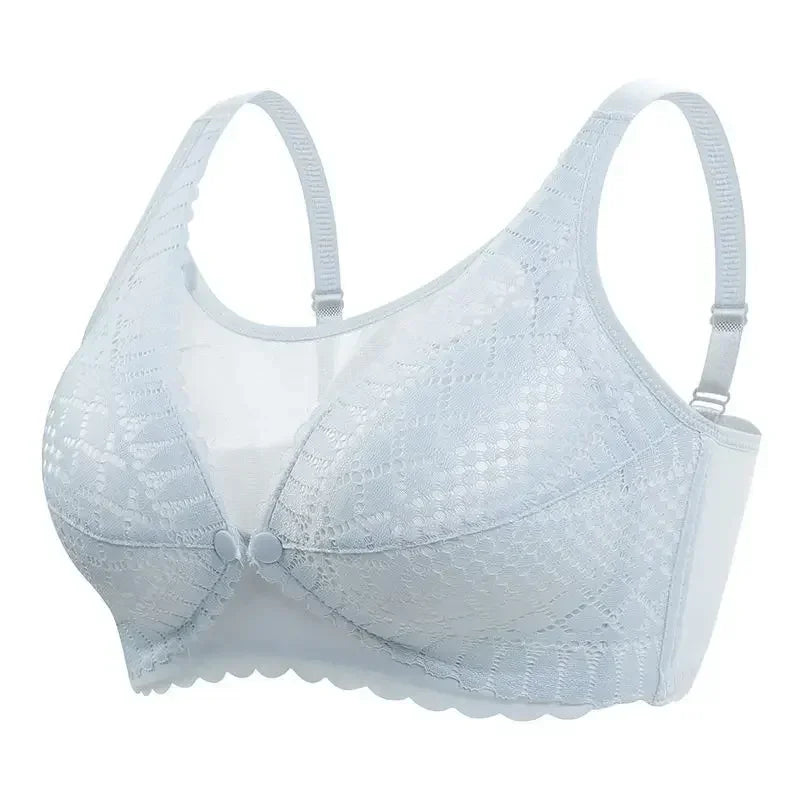 Front Button Maternity Nursing Bra Adjustable Comfortable Breastfeeding Bra