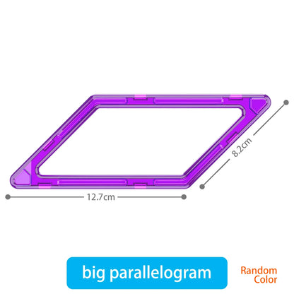 large Magnetic tiles Designer Magnet Building Blocks Accessories Educational Constructor Toys For Children Kids Girls Set Gift