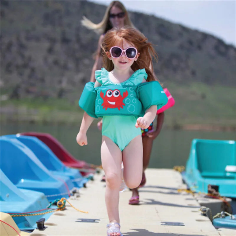 Baby Float Cartoon Arm Sleeve Life Jacket Safety Swimming Training Floating Pool Ring puddle jumper