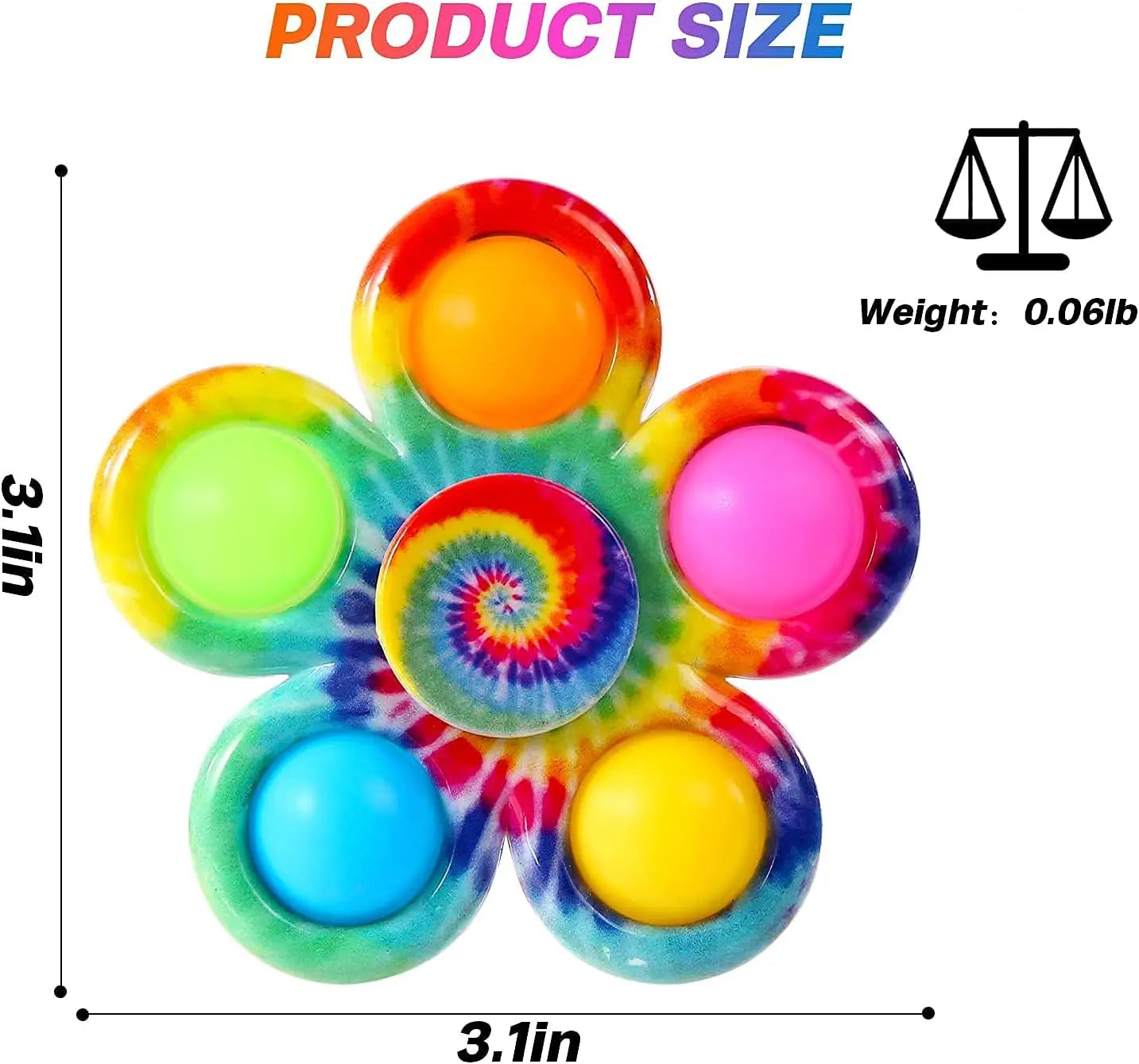 Fidget Spinner Toys Pops Finger Sensory Anxiety Stress Relief Toys ADHD Autism Treasure Box Toys