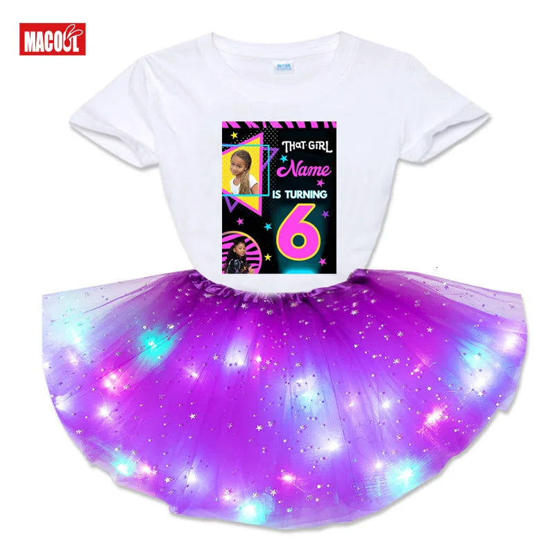 That Girl Laylay Tutu Set Girls 7th Birthday Party Outfits Kids Outfit Shirt Outfit Kids Shirts Girl Dress Sets Child Outfit 6th