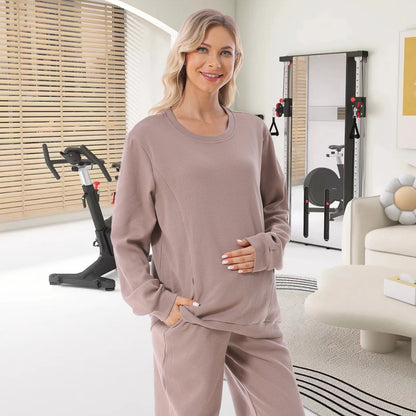 Autumn Long Sleeve Nursing T-shirt Fashion Letters Maternity Lactation Clothes Postpartum Woman Breastfeeding Tees Plus Size
