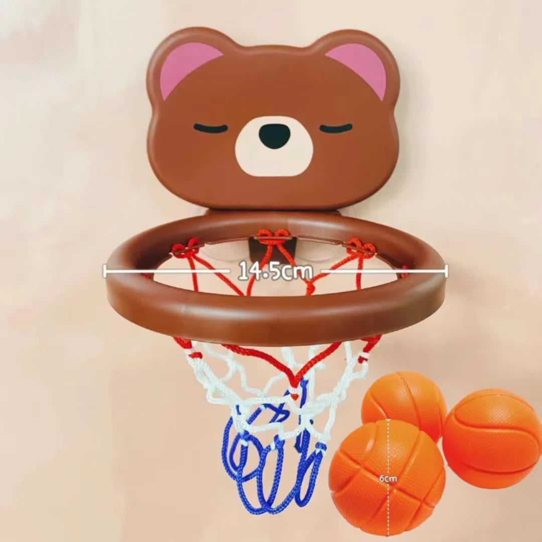 Cartoon animal basketball bath toy Bathroom water play set