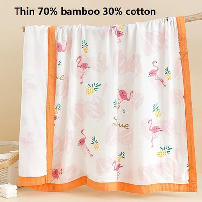 110x110cm 120x150cm 6 Layer Muslin Boy Girl Kids Children Sleep Blanket Swaddle Bath Towel 100% Cotton Newborn Wrap Baby Blanket
